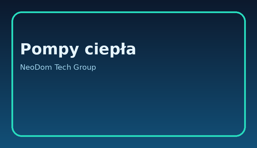Pompy ciepła